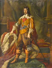 Continental School, A portrait of a gentleman, full-length, thought to be Charles I, oil on canvas
