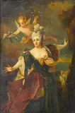 Nicolas de Largillière, Mademoiselle Duclos in the role of Ariane, oil on canvas