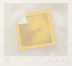 Untitled by Joe Goode, 1971, Lithograph in colors on wove paper, sold Jun 2013