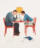 Norman Rockwell, School Days