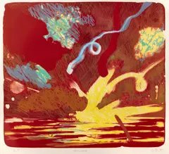 Peter Alexander, Tea Cake, 1984, Lithograph in colors on wove paper