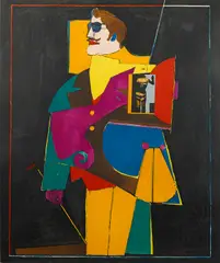 Heart by Richard Lindner, 1969, Lithograph in colors on wove paper, sold Jun 2013