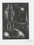 Marc Chagall, Plate 4, from Six Gravures sur Linoléum (C. bk. 114), 1984, Linocut on wove paper