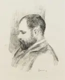 Ambroise Vollard, from Douze Lithographies Originales de Pierre-Auguste Renoir (D. 37), c. 1904/later by Pierre-Auguste Renoir, Lithograph on wove paper, restrike, offered Jun 2013