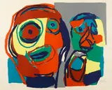 Untitled (Composition) by Karel Appel, 1969, Lithograph in colors on wove paper, sold Jun 2013