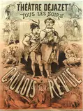 Jules Chéret, Théâtre Déjazet. Tous les soirs Gaulois Revue (B. 226)
