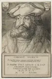 Albrecht Durer, Frederick the Wise, Elector of Saxony (B. 104; M. 102), 1524/later