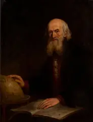 Frederick Havill, A portrait of an astronomer, oil on canvas