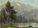 Paul A. Grimm, Near Rock Creek, oil on paperboard