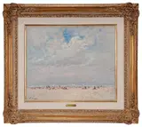 André Hambourg, [Deauville, Un matin à marée basse]