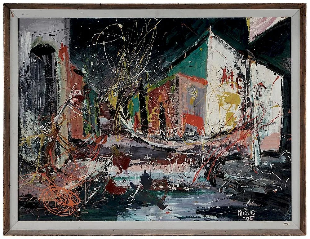 David Redpath Michie, Untitled, 1955, oil on masonite