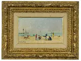 André Hambourg, [Sur la plage]