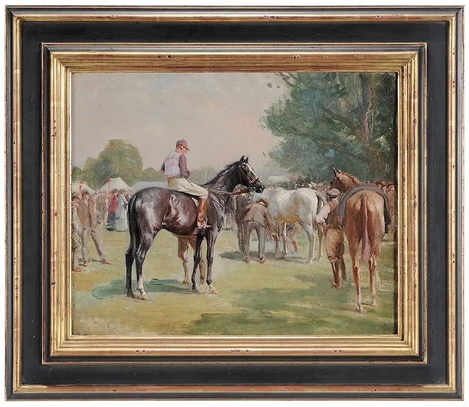 The Favorite by Alfred Munnings, oil on canvas, sold May 2017