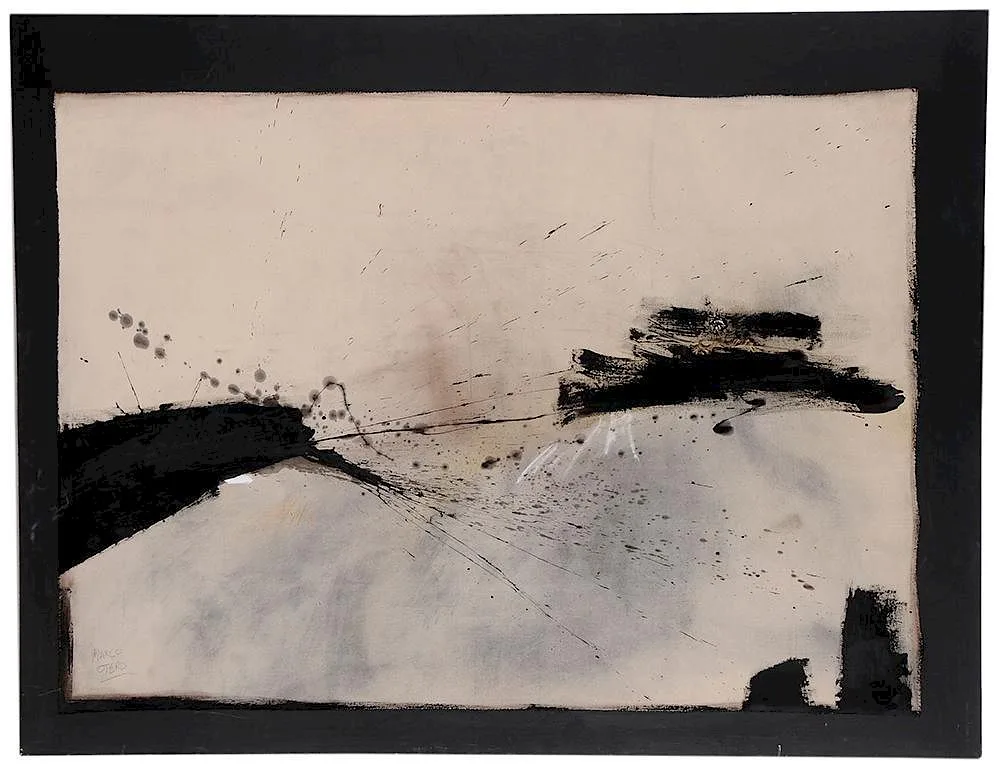 Marco Otero, DNA 7, mixed media on canvas