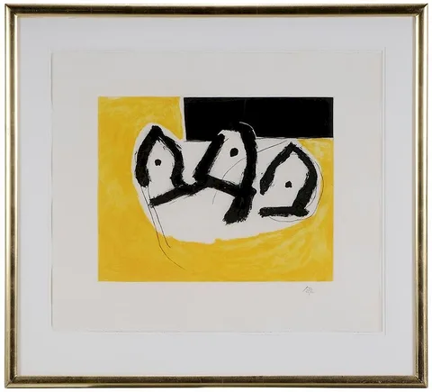 Robert Motherwell, Sirens I, 1988, etching and aquatint on paper