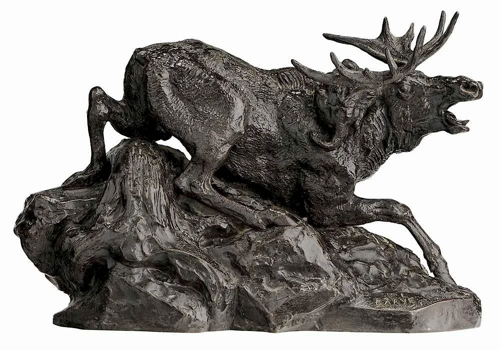 Atelier by Antoine-Louis Barye, patinated bronze, offered Mar 2017