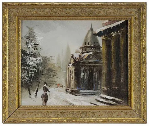 Paris School, Montmartre, oil on canvas