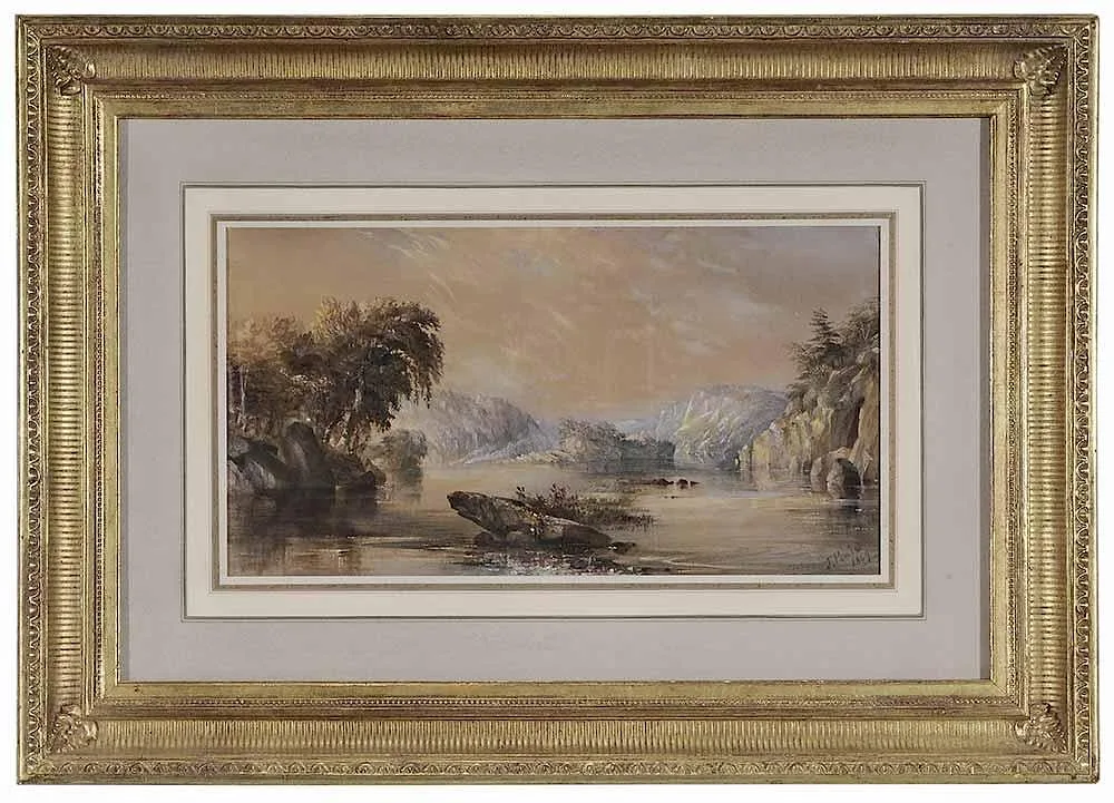 James Peale, Jr., watercolor and body color on paper