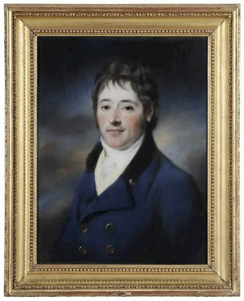 John Russell, Portrait said to be of Joseph Earle, pastel on paper