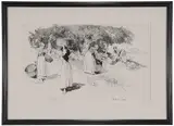 Joseph Pennell, Gathering Leaves