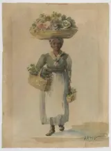 Alice Ravenel Huger Smith, Flower Seller