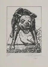 David Alfaro Siqueiros, [Perro-Pre-Colombiano]