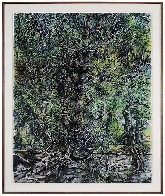 Arnold Bittleman, Cambridge Landscape, 1978, pastel on paper