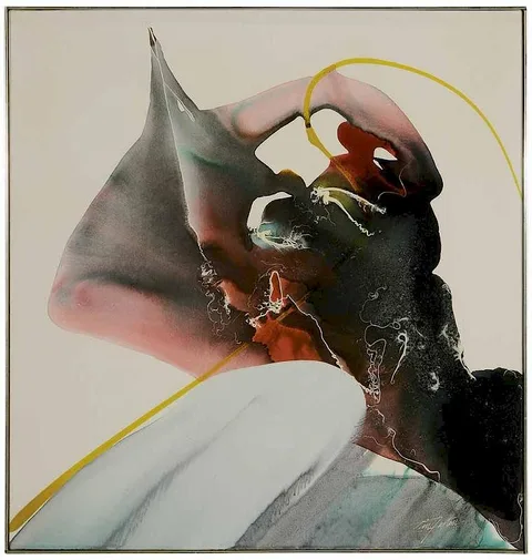Paul Jenkins, Phenomena Uranus Signal, 1969, oil on canvas