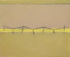 Frank Phelan, Fence, Oil on canvas