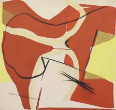 Untitled Rust Yellow by Frank Phelan, sold Aug 2026