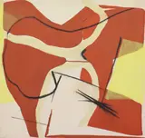 Untitled Rust Yellow by Frank Phelan, sold Aug 2026