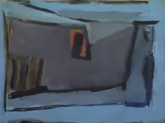 Frank Phelan, Tower, Acrylic on paper