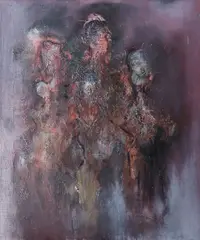 Gerald Davis, Presence, Oil on canvas