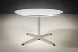 A Circular Occassional Table by Arne Jacobsen, by ARNE JACOBSEN for FRITZ HANSEN, sold Jun 2026
