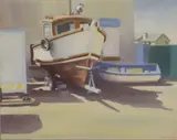 William Carron, The Boats At Cleggan Harbour