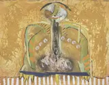 Alfonso López Monreal, Pianist, Oil on board