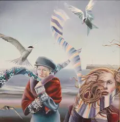 Glynis Burns, Windswept, Mixed media