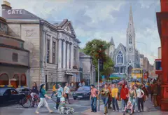 Oisin Roche, The Gate, Oil on canvas