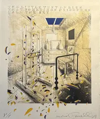Micheal Farrell, The Little Tent Of Blue That Sometimes Prisoners Call The Sky, Lithograph