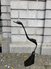 Tony Downey, Observing, Irish Bog Oak Sculpture