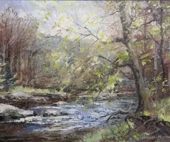 Fergus O'Ryan, Spring Day, Laragh, Oil on board