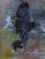 Gerald Davis, Untitled, Oil on paper
