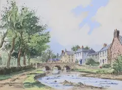 Colin Gibson, Kilbroney River, Rostrevor, Oil on board