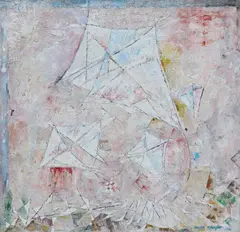 David Clarke, Kite Series 6, Oil on canvas