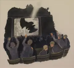 James MacIntyre, The Cinema Disaster, Watercolour