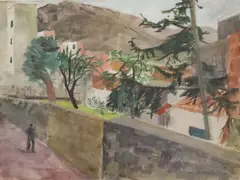 Barbara Warren, Puerta De La Selva, Gouache