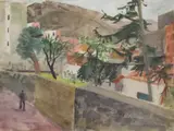 Barbara Warren, Puerta De La Selva, Gouache