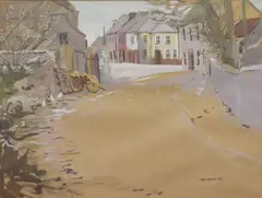 Bea Orpen, Louisburg, Co Mayo, Gouache
