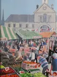 Cupar Pilson, Newtownards Market Day, Acrylic on canvas board