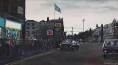 Diarmuid Boyd, Westmorland Street, Oil on board